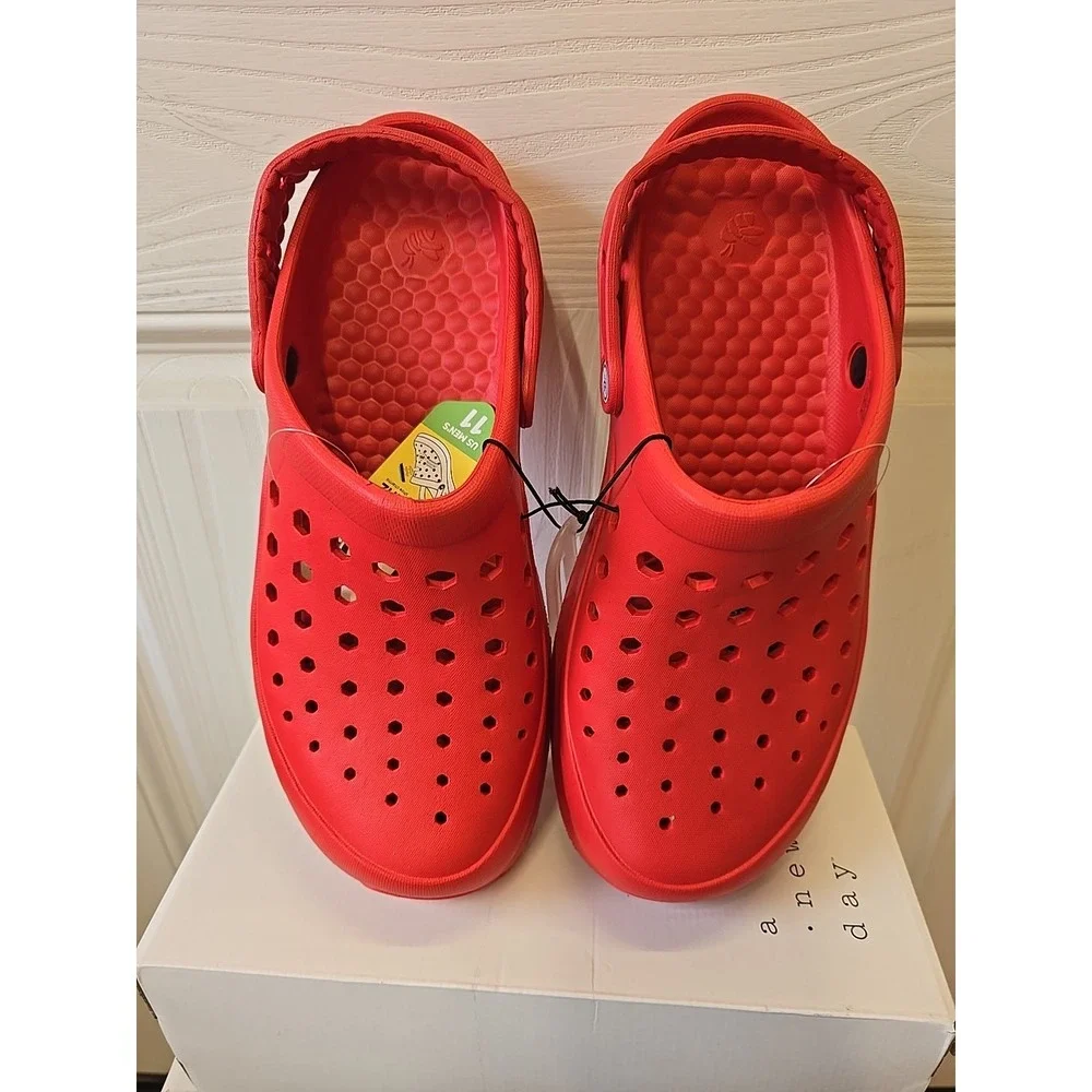Joybees Men's Active Chance Clogs - Game Day Red Size 11 NWT‎